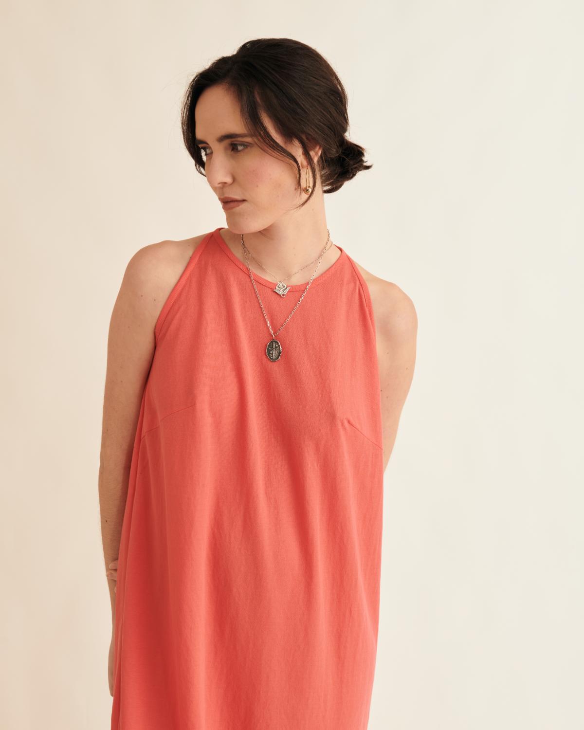 Vestido Bianca- Coral