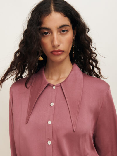 Camisa Horizonte- Liso Rosa